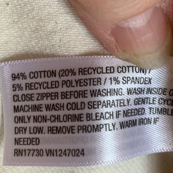 🐱 5 for $10.  WILD FABLE OFF WHITE/ECRU DENIM HALTER TOP NWT - Picture 8 of 9